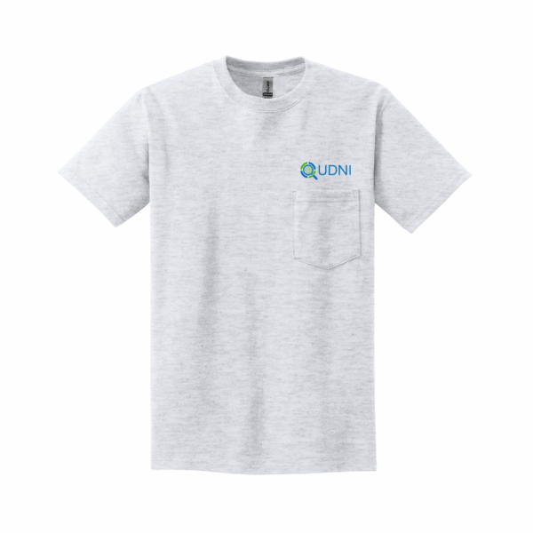 2300-ash Gildan Ultra Cotton 100% US Cotton T-Shirt with Pocket