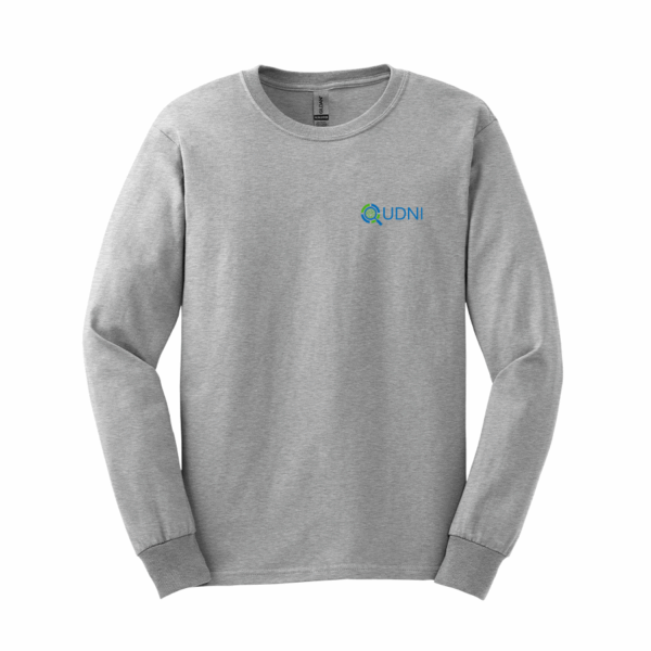 G2400-ash Gildan Ultra Cotton 100% US Cotton Long Sleeve T-Shirt